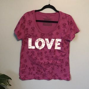[2/15 or 4/25] Disney• Mickey & Minnie Love Top